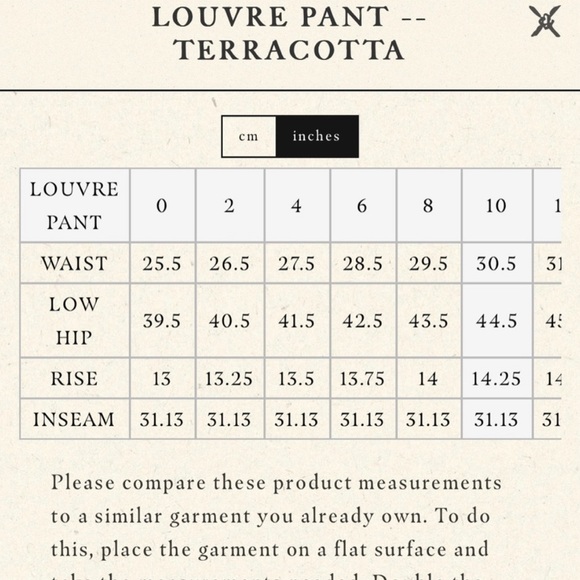 Doen Louvre Pant in Terracotta - Picture 3 of 6